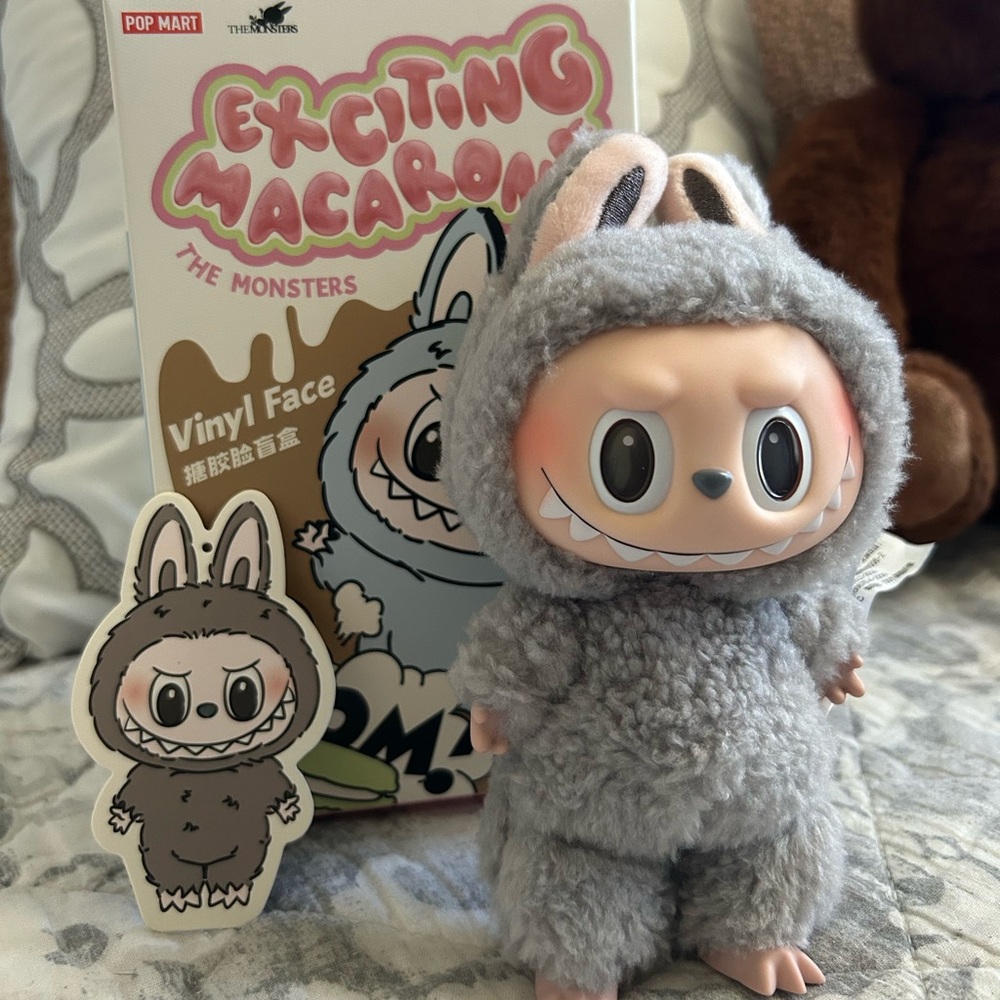 Pop Mart Labubu Exciting Macaron Sesame Bean